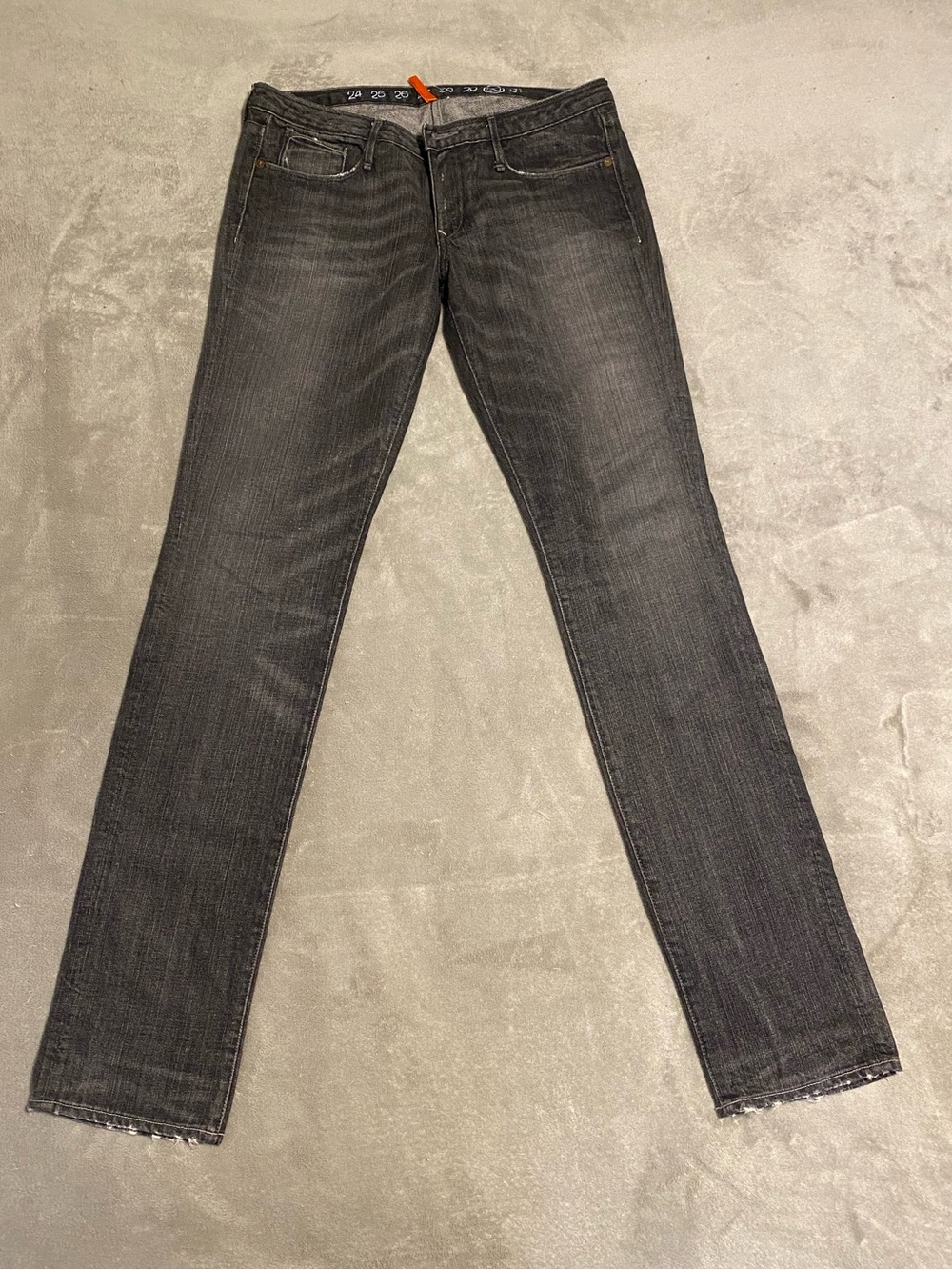 Women’s Straight Leg Jeans in Washed Black (Tall inseam)